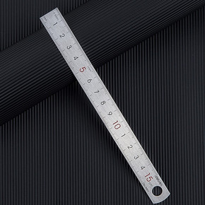 Deli 得力 不锈钢直尺 15cm 2.2元（需用券） ￥2