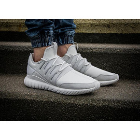 adidas Originals Tubular Radial 米白/亮白 实付到手354元