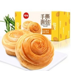 10点开始： Be&Cheery 百草味 手撕面包 1kg 12.45元包邮