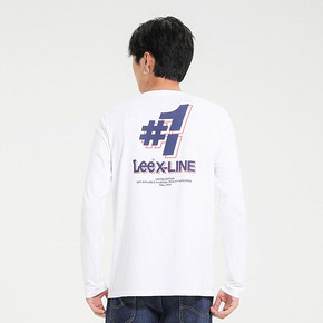 LeeX-LINE男款 纯棉 印花时尚长袖T恤 促销价359
