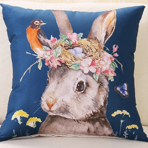 HOWDO 卡通抱枕靠垫 40*40cm 7.9元包邮