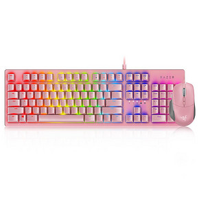 雷蛇（RAZER） 猎魂光蛛 巴塞利斯蛇 机械键盘 键鼠套装 899元