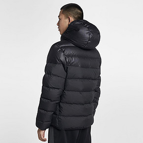 Nike/耐克男子 双向拉链连帽包边轻便羽绒服 促销价899