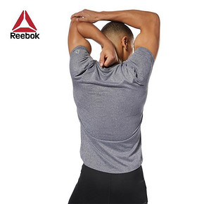 Reebok锐步官方 运动健身 男子跑步短袖T恤 促销价230