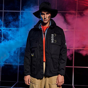 361° X CF 2019AW 联名款连帽工装夹克 优惠价399元