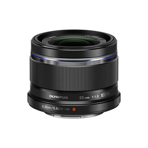 奥林巴斯（OLYMPUS） M.ZUIKO DIGITAL 25mm F1.8 广角镜头 1890元
