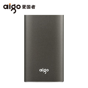 aigo/爱国者S01固态移动硬盘USB3.0 SSD高速移动固态硬盘240G定制LOGO刻字定做防