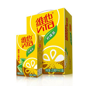 维他 柠檬茶250ml*16盒/箱柠味清新 维他奶新旧包装交替 *2件 75元（合37.5元/件
