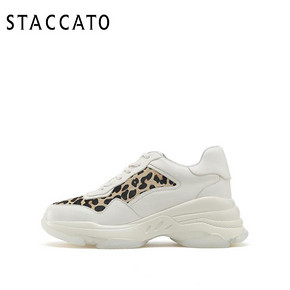 STACCATO 思加图 T1103AM9 智熏鞋休闲运动小白鞋 748元