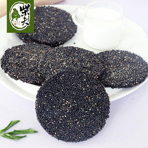 柴夫粗粮蜂蜜黑芝麻饼390g薄脆饼干酥片手工糕点无油孕妇办公零食 12元（前