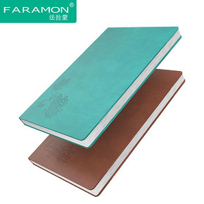 法拉蒙（FARAMON） PU面笔记本 A5/94张 亮黄色 5.5元