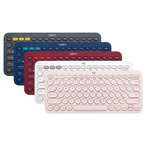 罗技（Logitech） K380 便携式蓝牙键盘 灰/蓝/红 129元