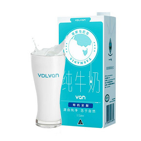 澳大利亚进口有机牛奶VDLVan全脂纯牛奶1L/盒高钙健康营养早餐奶 20元