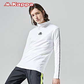 Kappa卡帕男款串标印花运动卫衣高领休闲外套2019款|K0952TC01D 127元