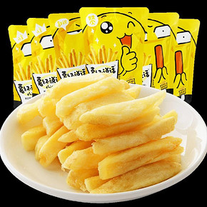米老头鲜切薯条35g*2袋膨化食品好吃的儿童零食小吃休闲食品 9.9元