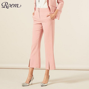 Roem/罗燕 纯色直筒阔腿裤 RCTC96202B 199元