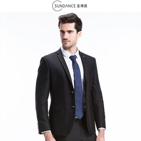 圣得西西服外套男秋装新款商务青年职业正装单西新郎结婚礼服西装 *4件 119