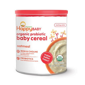 再降价：HAPPYBABY 禧贝 婴儿燕麦米粉 1段 198g *3件 66元包邮包税（合22元/件） 
