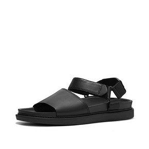 clarks 其乐 男士一字带皮凉鞋 899元