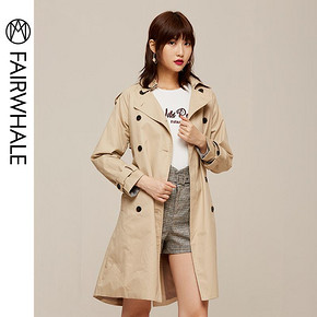 MARK FAIRWHALE 马克华菲 429313037008 女士风衣 179元包邮