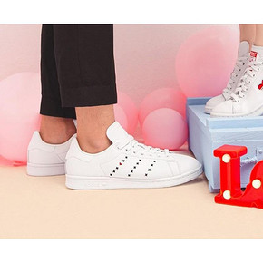 adidas Originals Stan Smith 纯白/刺绣爱心 实付到手540元
