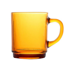 法国DURALEX进口钢化玻璃杯260ml琥珀色咖啡杯牛奶杯泡茶杯热饮 *2件 29元（合1