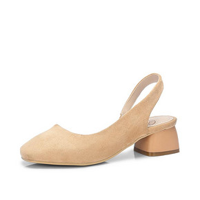 CAMEL 骆驼 A81501618 女士粗跟方头单鞋 99元