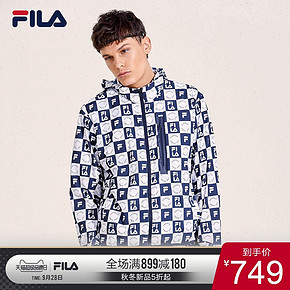 fila 棋盘格满印休闲运动服 促销价749