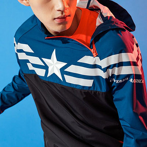 ANTA x marvel 联名款 95929641 男士暴汗服 279元