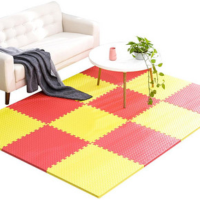 明德儿童卧室拼图地板爬行垫宝宝大号加厚泡沫地垫拼接榻榻米家用 12.8元