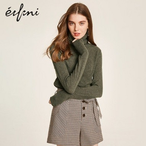 限尺码： Eifini 伊芙丽 1171095231741 高领羊绒衫 293元包邮