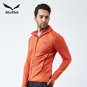 沙乐华SALEWA户外情侣抓绒衣男连帽开衫女运动外套 26126/26127 599元
