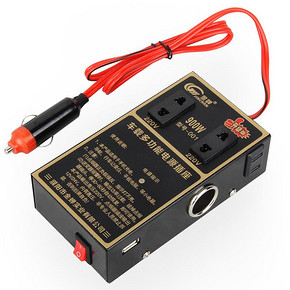 车载逆变器12v24v伏转220v多功能货车通用电源插座小型转换充电器 40元