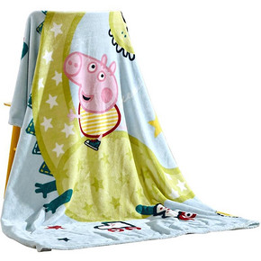 26日:Dohia 多喜爱 小猪佩奇之出发吧恐龙 法兰绒毯 150*200cm 99元