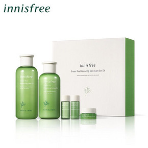 innisfree悦诗风吟新绿茶补水保湿水乳护肤套 限时特价216元包邮含税