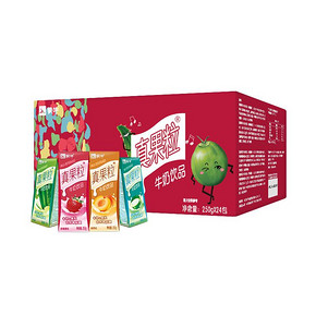 蒙牛真果粒礼盒装250g*24盒 *2件 84元（合42元/件）