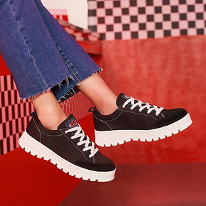 斯凯奇（SKECHERS） L419W177 女子厚底松糕鞋帆布鞋 315元