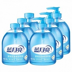 天猫 27日10点、前2小时、88VIP：蓝月亮 野菊花 洗手液 500g 6瓶装 *2件 59.81元
