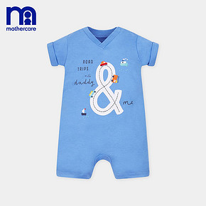 mothercare英国男婴儿连体衣夏装短袖棉质新生儿宝宝衣服哈衣夏季 67元