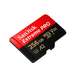 SanDisk闪迪 256g 无人机TF卡手机内存卡microsd卡A2相机卡存储卡 469元