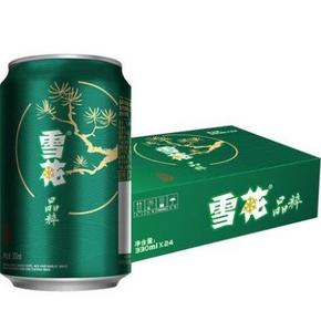 10点开始： SNOWBEER 雪花 啤酒晶粹8度 330ml*24听 *2件 66元包邮（前1小时）