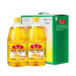 88VIP：luhua 鲁花 一级花生油 1.8L*2桶 *2件 161.5元（需用券） ￥162