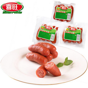 喜旺冷切肠160g*5火腿肠猪肉香肠零食小吃休闲食品即食早餐肠 15.25元
