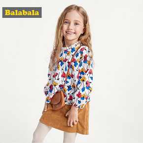 Balabala 巴拉巴拉 女童碎花上衣 39.9元