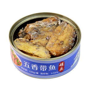 逸知鲜 五香带鱼罐头 130g *3件 9.85元包邮（需用券） ￥10