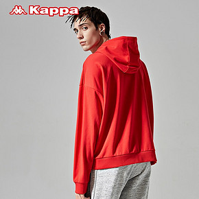 KAPPA卡帕男款 休闲长袖套头帽衫 促销价269