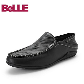 BeLLE 百丽 5SE01BM8 男士休闲牛皮鞋 254元