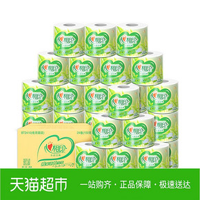 心相印卷纸茶语纸巾4层150克24卷 *2件 63.32元（合31.66元/件）
