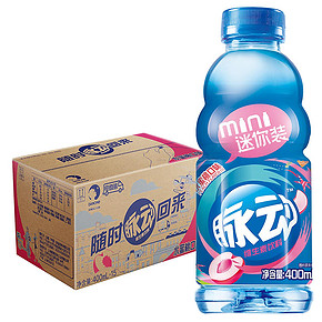 MIZONE/脉动维生素饮料水蜜桃口味400ml*15瓶/箱运动功能补水小瓶 32.9元
