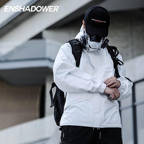 ENSHADOWER隐蔽者廓形压胶多口袋冲锋衣夹克 焕新价664元